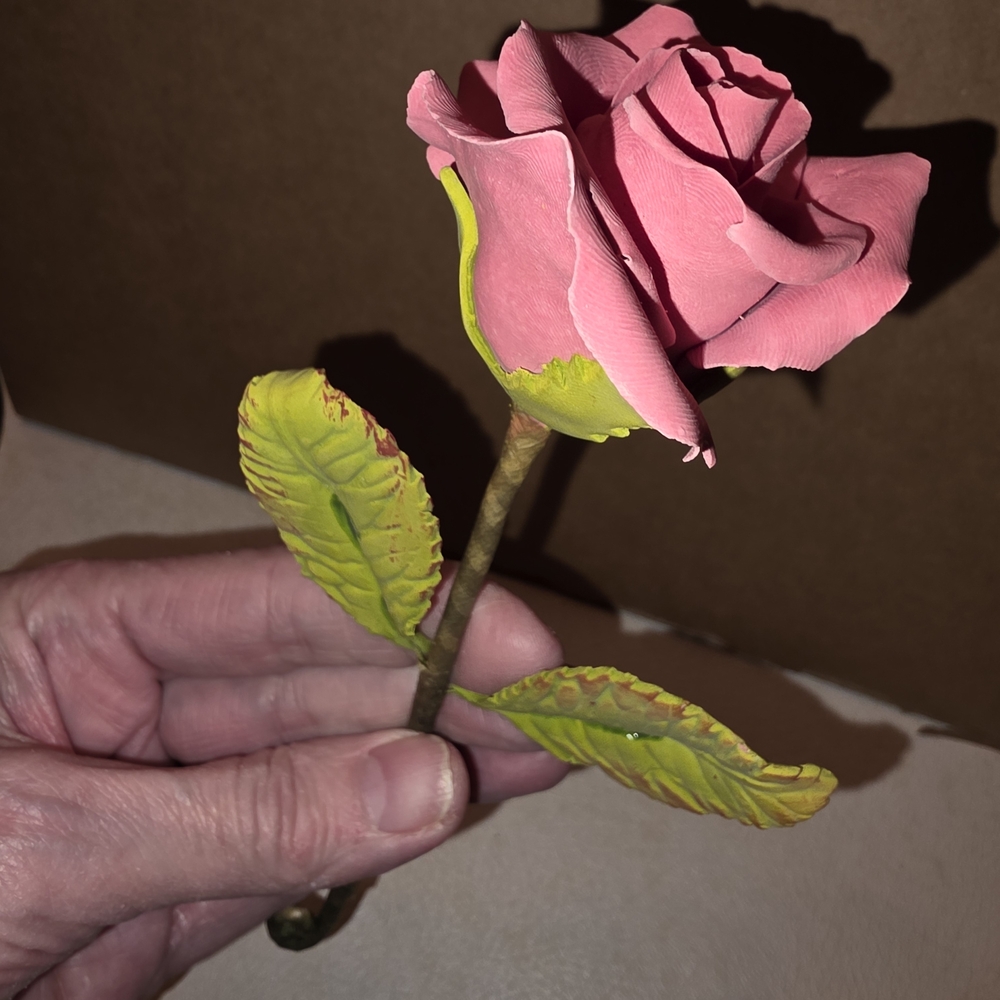 Vintage Bread Flower Rose